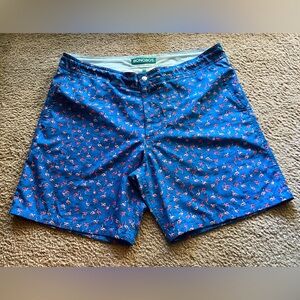 Bonobos Flamingo Blue Men’s 36 7” Inseam Board Shorts
